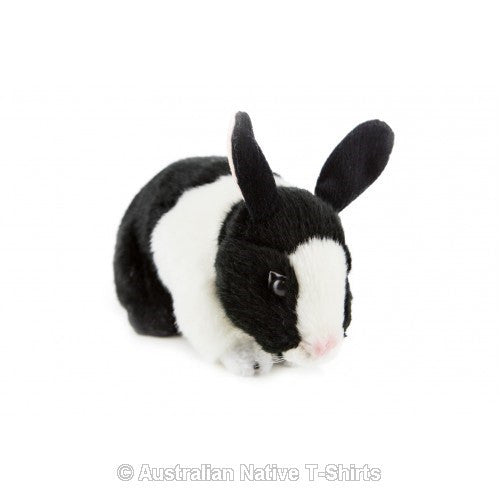 B&W Bunny Rabbit Soft Plush Toy (25cm)