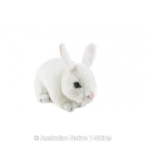 White Bunny Rabbit Soft Plush Toy (25cm) - Pet Animals Stuffed Toys ...