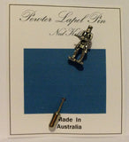 Ned Kelly Lapel Pin (Pewter Look)