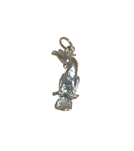 Cockatoo Bird Silver Charm