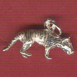 Tasmanian Tiger / Thylacine Silver Charm