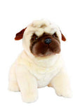 Pug Dog Soft Plush Toy in Sitting Pose (28cm)