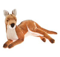 Laying Red Kangaroo Soft Plush Toy (55cm)