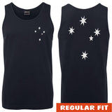 Southern Cross Mens Singlet (Navy, Double Sided)