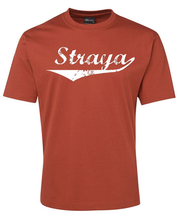 Straya Logo Adults T-Shirt (Rust)
