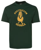 Australian Quokka Adults T-Shirt (Bottle Green)