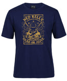 Ned Kelly Dead or Alive T-Shirt (Jr Navy)