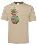 Beach Pineapple Logo T-Shirt (Bone, Shortsleeve)