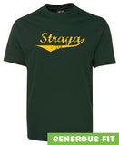 Straya Adults Aussie Sports Colours T-Shirt (Bottle Green)