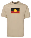 Aboriginal Flag Adults T-Shirt (Bone)