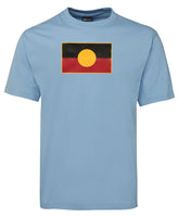 Aboriginal Flag Adults T-Shirt (Light Blue)