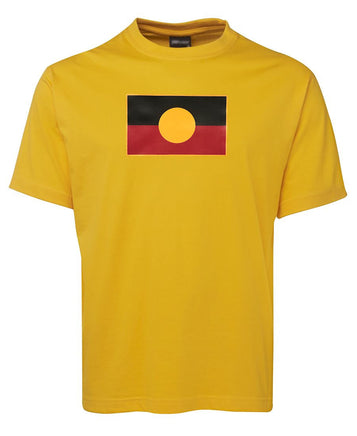 Aboriginal Flag Adults T-Shirt (Golden Yellow)