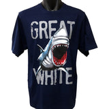 Great White Shark Adults T-Shirt (Jnr Navy)