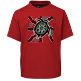 Turtle Nest Childrens T-Shirt (Dark Red)