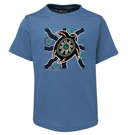 Turtle Nest Childrens T-Shirt (Indigo)