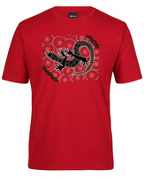 My Lizard Adults T-Shirt by Shannon Shaw (Dark Red)