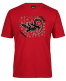 My Lizard Adults T-Shirt by Shannon Shaw (Dark Red)
