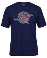 Kangaroo Spirit Adults T-Shirt by Meleisa Cox (Jr Navy)