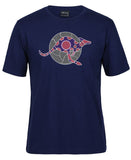 Kangaroo Spirit Adults T-Shirt by Meleisa Cox (Jr Navy)