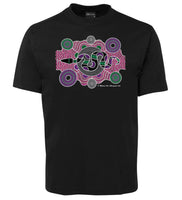 Serpent Adults T-Shirt by Meleisa Cox (Black)