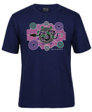 Serpent Adults T-Shirt by Meleisa Cox (Jr Navy)