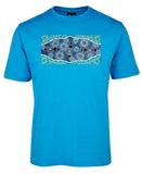Platypus Down by the River Adults T-Shirt (Aqua)