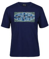 Platypus Down by the River Adults T-Shirt (Jr Navy)