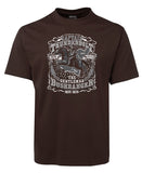 Captain Thunderbolt Australian Bushranger T-Shirt (Chocolate Brown)