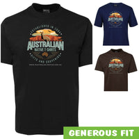 Australian Native T-Shirts Retro Logo Adults T-Shirt (Various Colours)