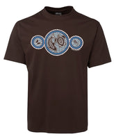 Family Connection Adults T-Shirt by Meleisa Cox (Chocolate Brown)