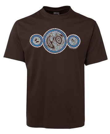 Family Connection Adults T-Shirt by Meleisa Cox (Chocolate Brown)