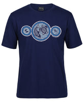 Family Connection Adults T-Shirt by Meleisa Cox (Jr Navy)