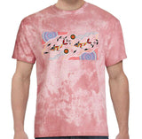 Dolphin Journey Colorblast T-Shirt by Wayne Thomas Maynard (Clay)