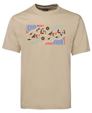 Dolphin Journey Adults T-Shirt by Wayne Thomas Maynard (Bone)