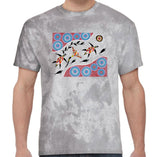 Sea Turtle Journey Colour Blast T-Shirt by Wayne Thomas Maynard (Smoke)