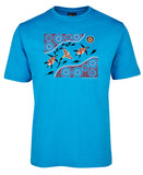 Sea Turtle Journey Adults T-Shirt by Wayne Thomas Maynard (Aqua)