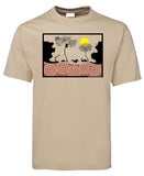 Sunset Dreaming Adults T-Shirt by Wayne Thomas Maynard (Bone)