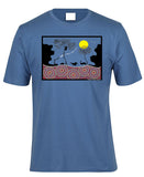 Sunset Dreaming Adults T-Shirt by Wayne Thomas Maynard (Indigo)