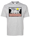 Sunset Dreaming Adults T-Shirt by Wayne Thomas Maynard (Snow Grey)