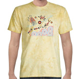 Water Dreaming Colour Blast T-Shirt by Wayne Thomas Maynard (Citrine)