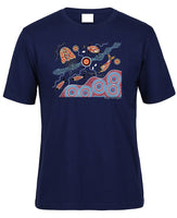 Water Dreaming Adults T-Shirt by Wayne Thomas Maynard (Jr Navy)