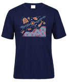 Water Dreaming Adults T-Shirt by Wayne Thomas Maynard (Jr Navy)