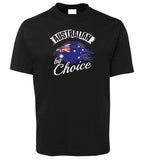 Australian By Choice Adults Citizenship T-Shirt (Black)