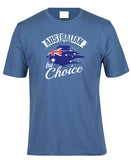Australian By Choice Adults Citizenship T-Shirt (Indigo)