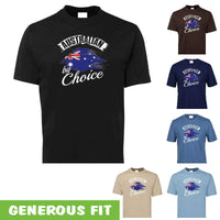 Australian By Choice Adults Citizenship T-Shirt (Colour Choices)