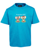 Aussie Kid Childrens Koala T-Shirt (Aqua)