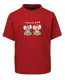 Aussie Kid Childrens Koala T-Shirt (Dark Red)