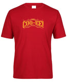 Coo-ee Adults T-Shirt (Dark Red)