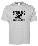 Stone the Flamin' Crows! Adults T-Shirt (Snow Grey)