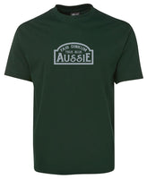 Fair Dinkum True Blue Aussie Adults T-Shirt (Bottle Green)